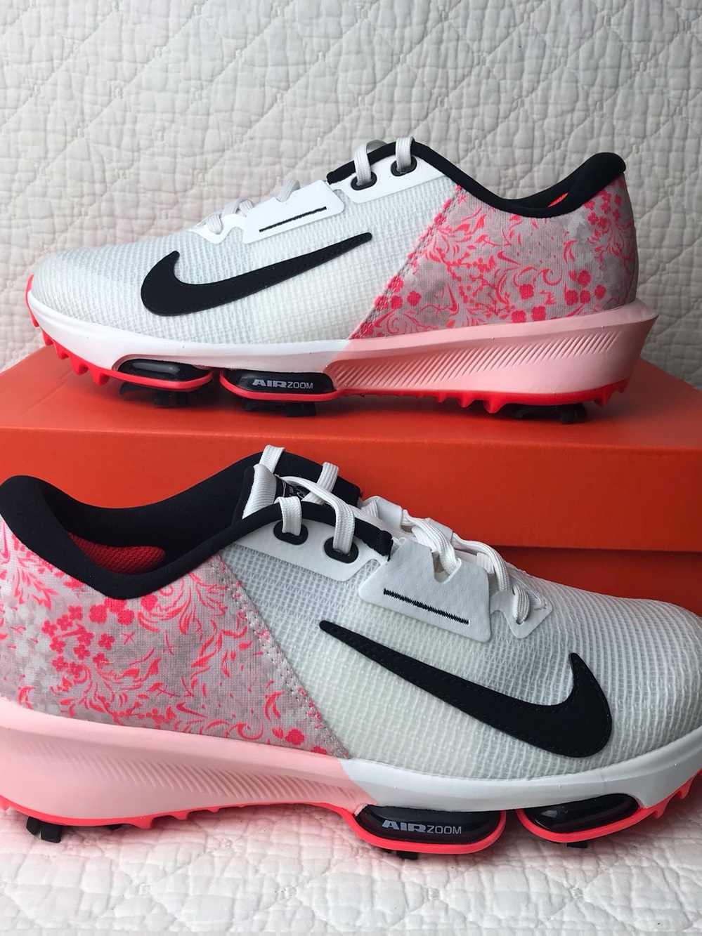 Nike Air Zoom Infty Tr Nx%2 NRG M25 Shoes Men’s SZ 8 White Pink Bloom HJ4508-100